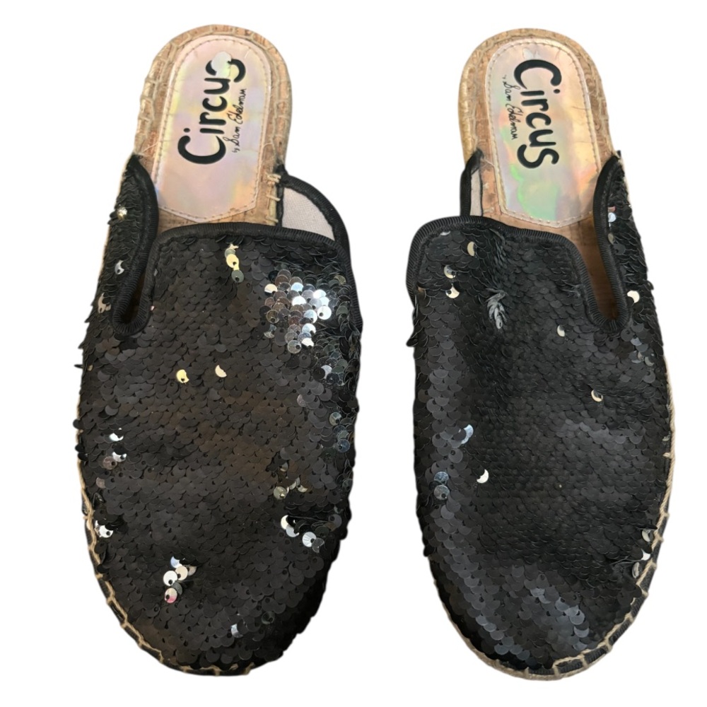 Sam Edelman Black Sequin Women’s Slip On Size 8